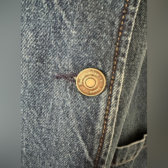 NWT Reformation Brittany Halter Denim Halter Dress - Picture 11 of 16